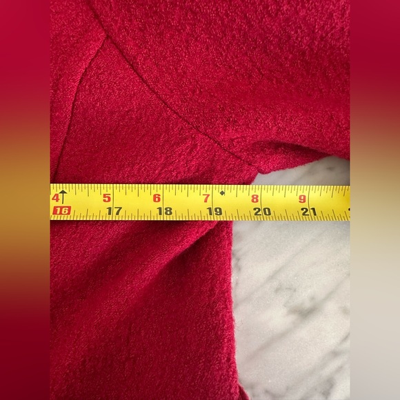 Ambition Crimson Button-Front Peacoat - Picture 6 of 9